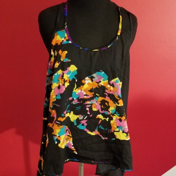 Tops - Multi colored tank large
